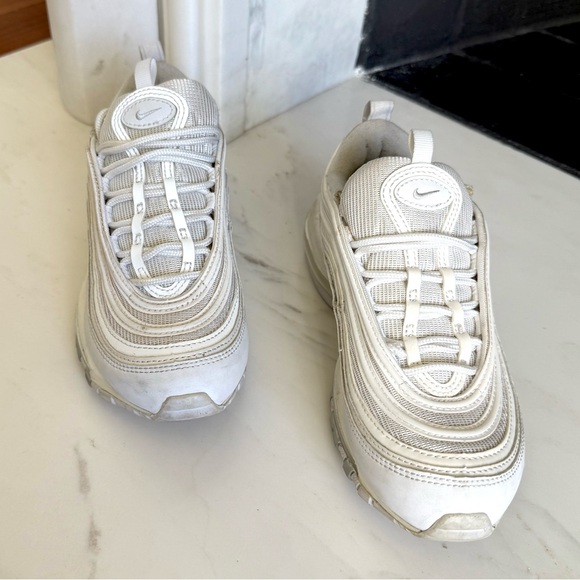 NIKE AIR MAX 97 SHOES SNEAKERS WOMEN YOUNG GIRLS Reflective Size 6 Streetwear - Picture 12 of 16